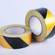Reflective warning tape yellow and black warning tape reflective black and yellow warning barrier landmark tape