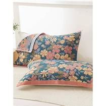 High-end pure cotton thickened six-layer gauze pillow cover one pair of pure cotton breathable sweat-absorbent super absorbent pillow cover