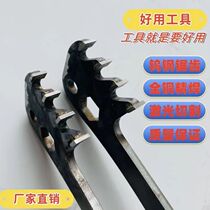 Aerated block lightweight brick wall reinforcement groover Tungsten steel serrated groover knife manual foam brick groover