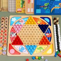 Flying chess childrens educational elementary school students checkers backgammon beast chess snake chess toys two-in-one multi-function game