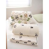 Red Panda Class A soy fiber thin quilt summer cooling quilt summer single children summer air conditioning quilt machine washable