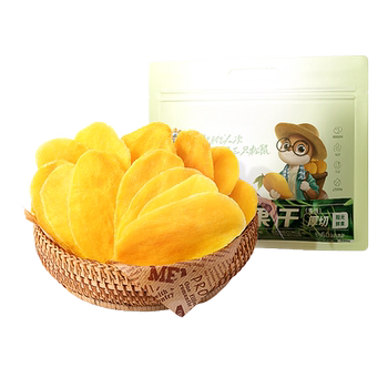[Three Squirrels_Dried Mango 500g] Large Dried Fruit, Thick Slices, Casual Snacks for Office and Travel, Preserved Fruit Candied Snacks