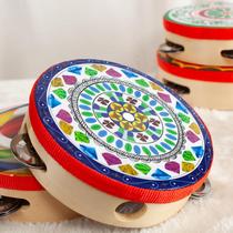 Hanfu photo location props tambourine ancient Chinese style Tang and Song Dynasty style Dunhuang style tambourine with streamers and tassel accessories