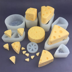A Variety of Cheese Cheese Shaped Silicone Mold Dessert Ice Tray Handmade Soap Mold Fondant Cake Mold Chocolate Mold