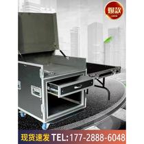 Cabinet professional custom-made 12U 16U flight case amplifier cabinet stage performance mixer shockproof double-layer chassis