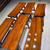 Okan rosewood solid wood log Chinese style bench solid wood stool classical tea table tea table stool (not)