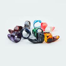 Folk acoustic guitar pick finger nail set finger set right thumb pick strumming false nail set finger ring