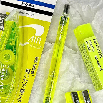 Japanese Zebra Delguard Mechanical Pencil Transparent Limited Edition Non-Breaking Lead for Students Exam and Homework Use 0.5