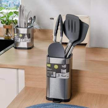 Spatula spoon storage rack stainless steel kitchen utensils chopstick storage box cooking spatula rack soup spoon storage tube