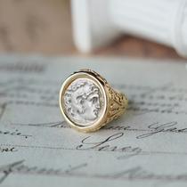 (Q Jewelry) Hercules carved craft ring is slightly different
