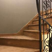 New Banpiao Western Restaurant Bar Elm Step Board Countertop Desktop Solid Wood Log Nordic Old Staircase Window Sill