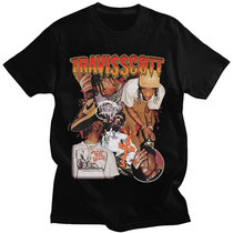 Travis Scott T Shirt Men Women Oversized T Shirts Vintage Hi