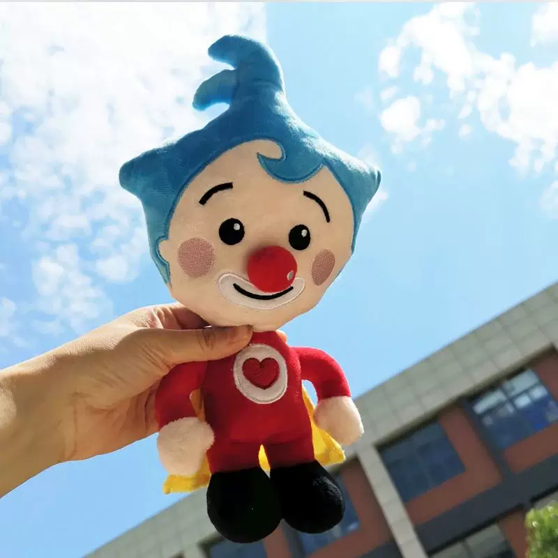 Дешёвые 25см Плим Клоун Плюш toy, каваи клоун плюшевые игрушки