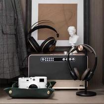 Cloakroom study room combination with soft decorations camera headset model ornaments model room interior art display