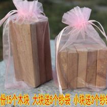 Natural boneless pure camphor wood block wardrobe floor special camphor wood strips to prevent insects remove formaldehyde and remove odor
