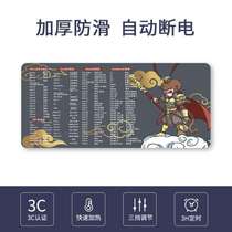 Girls super large heating computer desktop desk mat office mouse pad heated hand warmer mat high appearance warm desk