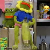 Milk Tea Sadness @ Frogs Frogs Mess Up Dolls Sun Rocking Plush Toy Solitary Working Frog Paparazzi Frog Flowers