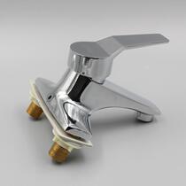 Basin basin faucet hot and cold faucet single handle double hole fine faucet basin faucet