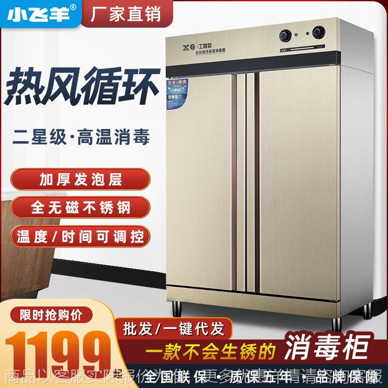 Disinfection cabinet high temperature commercial double door large capacity vertical cleaning cabinet restaurant canteen hotel plate disinfection cupboard