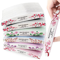 High-end Sandpaper Half-moon Gray And White Sand Nail File