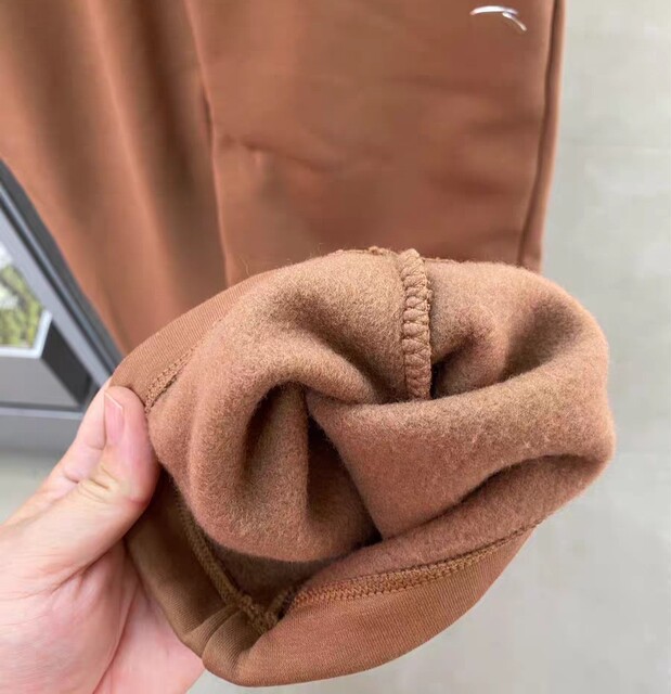 Anta Women's Sports Pants Autumn and Winter Knitted Fleece Thickened Casual Loose Straight-Leg Commuting Trousers 162447325N