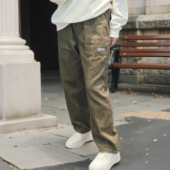 Anta Corduroy Work Pants Unisex Winter American Style Skateboard Loose Straight-Leg Sports Pants 172448503