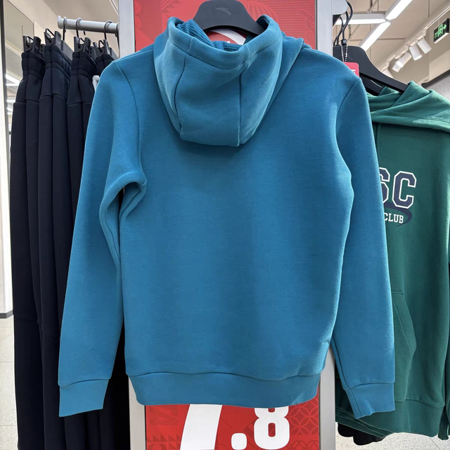 Anta Kt Series Fleece-Lined Hooded Sweatshirt Men's Winter Basketball Knitted Sports Pullover Top 152341738N