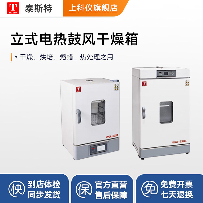 泰斯特立式电热恒温烘箱鼓风干燥箱五谷高温工业烤箱烘干箱实验室