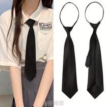 Decorate the Turkish Cool Tide College Black Little Tie Inschic Shirt Haut Cebu Japanese wind of British tie