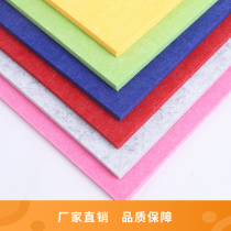 Felt board sound insulation board cork board photo wall background wall felt message board display board color kindergarten wall stickers