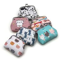 Cartoon Cat Coin Purses Women mini Wallets Kids clutch money