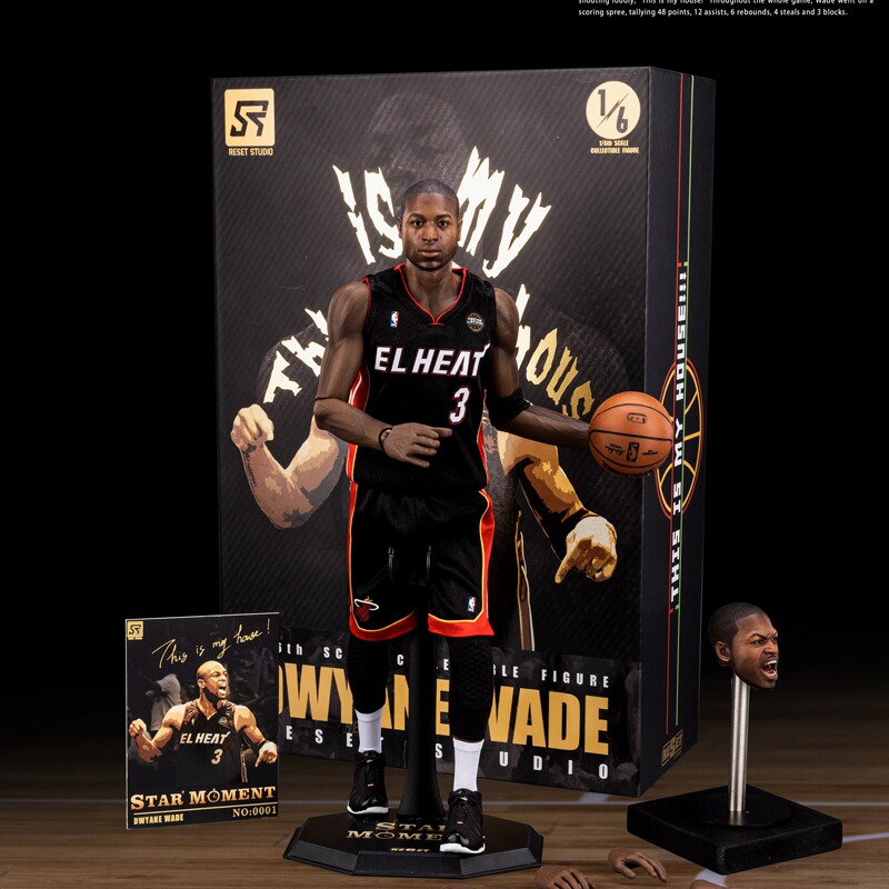 Resetstudio Moments Series Heat Wade Celebration Action Figure Set in Stock