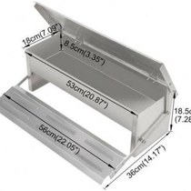 Factory direct sales of high-quality aluminum alloy automatic feeder chicken feeder poultry feeding trough rat-proof waterproof chicken feeding trough