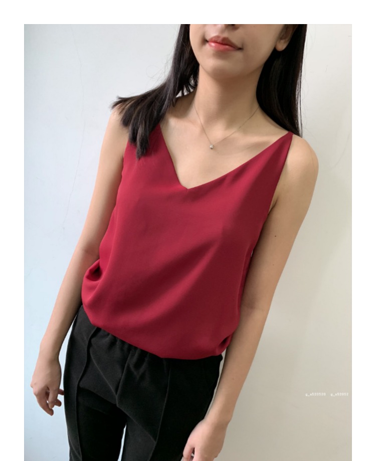 Áo voan cổ chữ V đồ bơi nữ