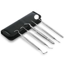 5pcs Teeth Scraper Waxing Carving Kit Dental Lab Tools Equip