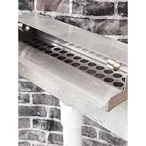 Customized garden courtyard outdoor fish pond landscape flowing water wall water curtain waterfall stainless steel outlet sink