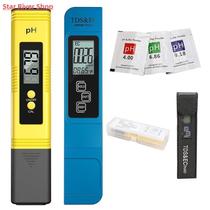 2Pcs TDS Meter Digital Water Tester Digital 0 0-14 0 PH Mete