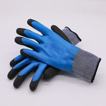 Gardening gloves thickened stab-proof waterproof gardener adult protective tools adult gardening gloves 1 pair blue