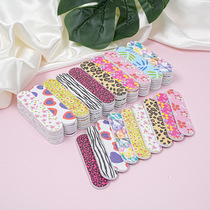 Manufacturer Direct Sale 9cm Printed Nail File With Color Pa