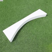 Shot put toe plate throwing circle solid wood whole wood 2 5m discus crescent plate iron track and field venue national standard durable