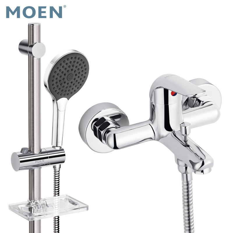 Moen Bathroom Ceiling-Mounted Shower Set, Simple Surface-Mounted Showerhead for Home Use, Bathroom Showerhead