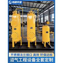Biogas desulfurization purifier stainless steel dehydration desulfurization tower wet desulfurization tank flame arrester biogas pool complete equipment