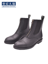 2024 New Equestrian Equipment Professional Equestrian Boots Equestrian Short Boots Equestrian Boots Non-Slip Equipment Real Cow Leather Children