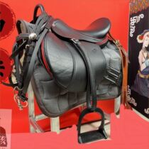 Equestrian saddle pure cowhide saddle complete set of comfortable saddle equestrian supplies