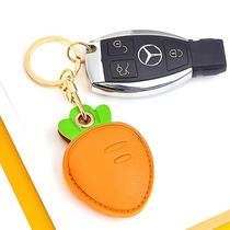 Bamenchongshe rectangular water drop mini access control pu pickup case creative personalized key chain pendant cute bag hanging