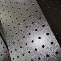 Hole wall mall density supermarket customized decorative display rack hanging board MDF wall panel sound-absorbing punching indoor