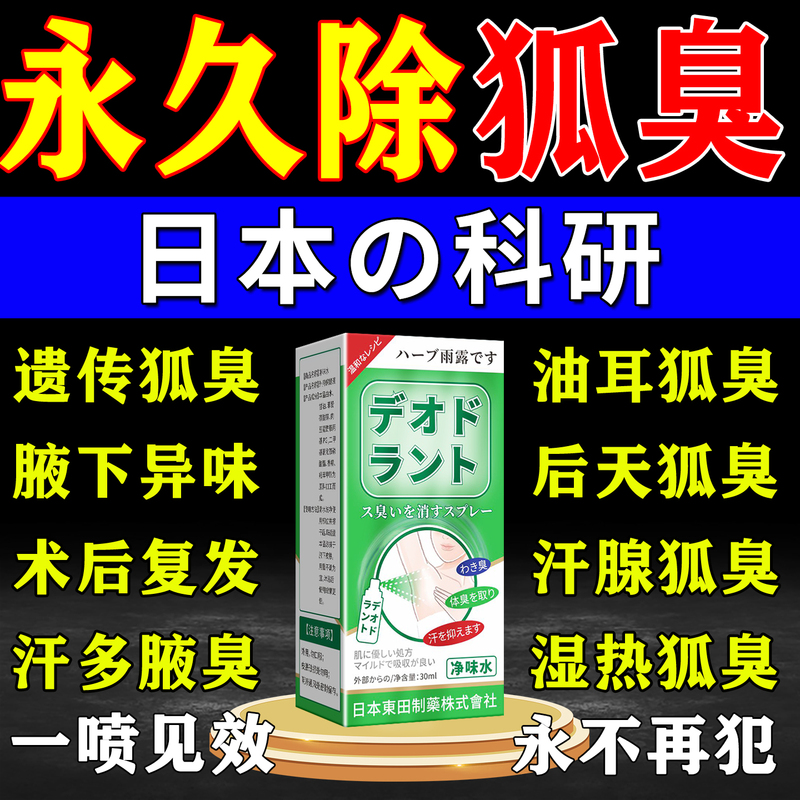 Deodorant Spray for Men and Women, Permanent Underarm Odor Removal, Anti-Perspirant Spray, Genuine Product