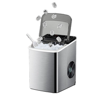 Cylindrical icicles can be used as a household small ice machine to produce ice which is convenient and quick-freezing. It can be used as a portable ice hockey restaurant and street stall.