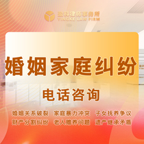 Marriage and family dispute consultation professional marriage lawyer inheritance bride price dispute child custody alimony