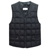Duck Down Sleeveless Jacket For Men Winter Windbreaker Parka